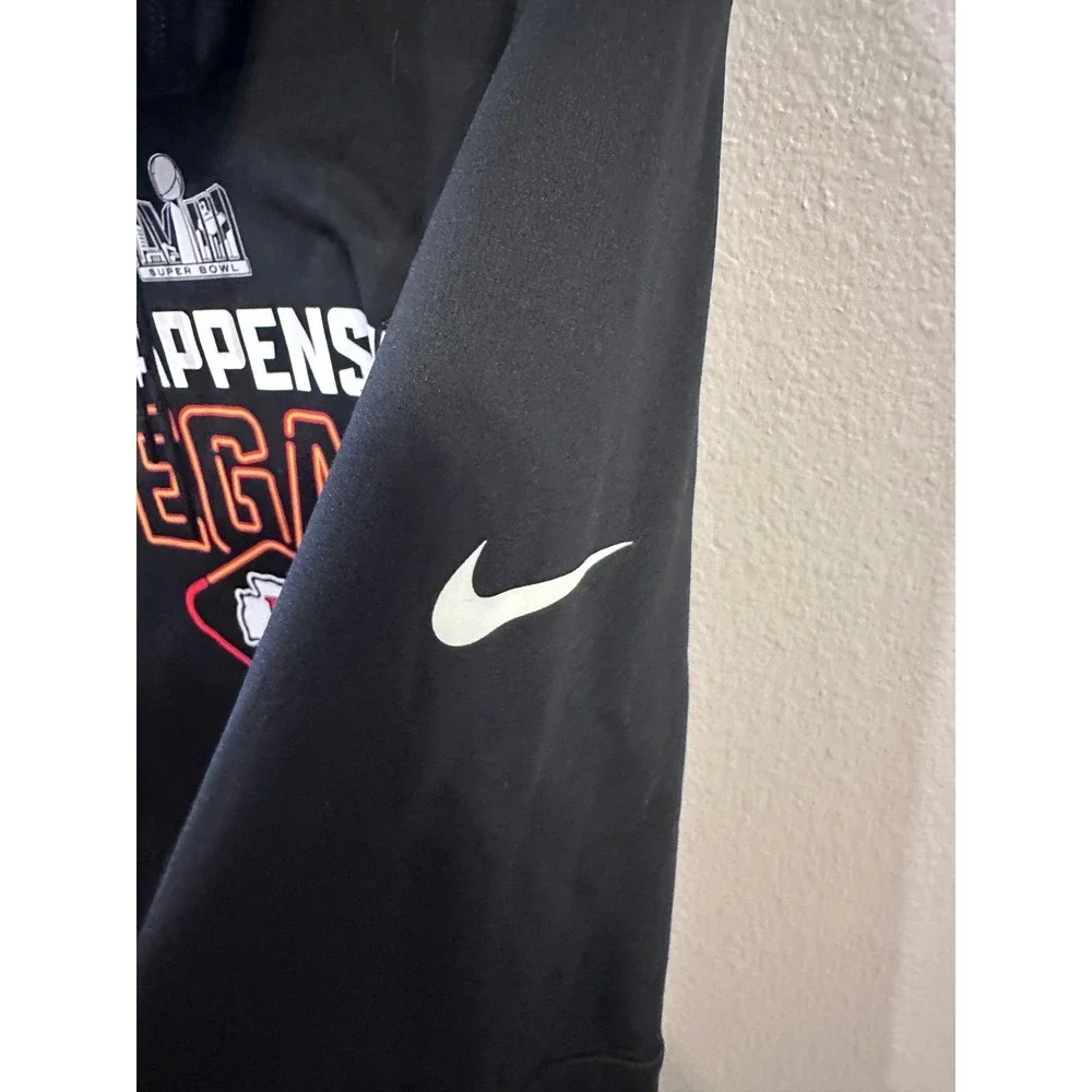 Nike Kansas‎ City Chiefs Super Bowl LVIII It Happens In Vegas Hoodie XXL